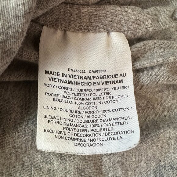 Nike Air Windbreaker Mens Small Half Zip Black Cotton Lined High Neck - Picture 12 of 13